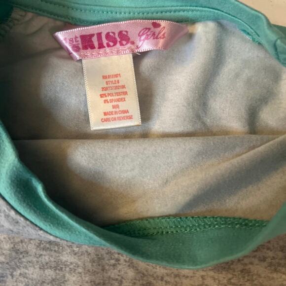 Gray and Teal Soft T-Shirt - Picture 2 of 7